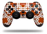 WraptorSkinz Skin compatible with Sony PS4 Dualshock Controller PlayStation 4 Original Slim and Pro Boxed Burnt Orange (CONTROLLER NOT INCLUDED)