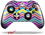 Decal Style Skin for Microsoft XBOX One Wireless Controller Zig Zag Colors 04 - (CONTROLLER NOT INCLUDED)