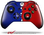 Decal Style Skin for Microsoft XBOX One Wireless Controller Ripped Colors Blue Red - (CONTROLLER NOT INCLUDED)