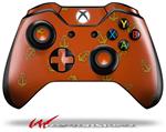 Decal Style Skin for Microsoft XBOX One Wireless Controller Anchors Away Burnt Orange - (CONTROLLER NOT INCLUDED)