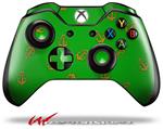 Decal Style Skin for Microsoft XBOX One Wireless Controller Anchors Away Green - (CONTROLLER NOT INCLUDED)