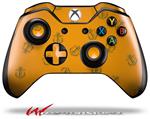 Decal Style Skin for Microsoft XBOX One Wireless Controller Anchors Away Orange - (CONTROLLER NOT INCLUDED)