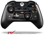 Decal Style Skin for Microsoft XBOX One Wireless Controller 2010 Chevy Camaro Cyber Gray - Black Stripes on Black - (CONTROLLER NOT INCLUDED)