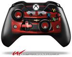Decal Style Skin for Microsoft XBOX One Wireless Controller 2010 Chevy Camaro Victory Red - White Stripes on Black - (CONTROLLER NOT INCLUDED)