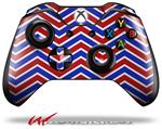 Decal Style Skin for Microsoft XBOX One Wireless Controller Zig Zag Red White and Blue - (CONTROLLER NOT INCLUDED)