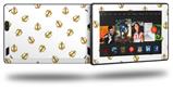 Anchors Away White - Decal Style Skin fits 2013 Amazon Kindle Fire HD 7 inch