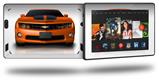 2010 Chevy Camaro Orange - Black Stripes - Decal Style Skin fits 2013 Amazon Kindle Fire HD 7 inch