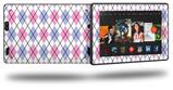 Argyle Pink and Blue - Decal Style Skin fits 2013 Amazon Kindle Fire HD 7 inch