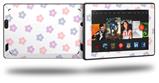 Pastel Flowers - Decal Style Skin fits 2013 Amazon Kindle Fire HD 7 inch
