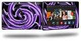 Alecias Swirl 02 Purple - Decal Style Skin fits 2013 Amazon Kindle Fire HD 7 inch