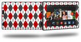 Argyle Red and Gray - Decal Style Skin fits 2013 Amazon Kindle Fire HD 7 inch