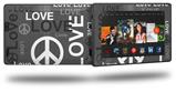 Love and Peace Gray - Decal Style Skin fits 2013 Amazon Kindle Fire HD 7 inch