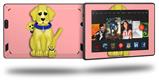 Puppy Dogs on Pink - Decal Style Skin fits 2013 Amazon Kindle Fire HD 7 inch