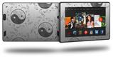 Feminine Yin Yang Gray - Decal Style Skin fits 2013 Amazon Kindle Fire HD 7 inch