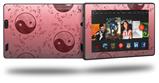 Feminine Yin Yang Red - Decal Style Skin fits 2013 Amazon Kindle Fire HD 7 inch