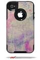 Pastel Abstract Pink and Blue - Decal Style Vinyl Skin fits Otterbox Commuter iPhone4/4s Case (CASE SOLD SEPARATELY)