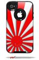 Rising Sun Japanese Flag Red - Decal Style Vinyl Skin fits Otterbox Commuter iPhone4/4s Case (CASE SOLD SEPARATELY)