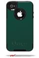 Solids Collection Hunter Green - Decal Style Vinyl Skin fits Otterbox Commuter iPhone4/4s Case (CASE SOLD SEPARATELY)