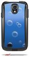 Bubbles Blue - Decal Style Vinyl Skin fits Otterbox Commuter Case for Samsung Galaxy S4 (CASE SOLD SEPARATELY)