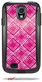 Wavey Fushia Hot Pink - Decal Style Vinyl Skin fits Otterbox Commuter Case for Samsung Galaxy S4 (CASE SOLD SEPARATELY)