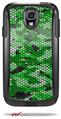HEX Mesh Camo 01 Green Bright - Decal Style Vinyl Skin fits Otterbox Commuter Case for Samsung Galaxy S4 (CASE SOLD SEPARATELY)