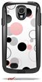 Lots of Dots Pink on White - Decal Style Vinyl Skin fits Otterbox Commuter Case for Samsung Galaxy S4 (CASE SOLD SEPARATELY)