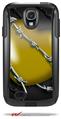 Barbwire Heart Yellow - Decal Style Vinyl Skin fits Otterbox Commuter Case for Samsung Galaxy S4 (CASE SOLD SEPARATELY)