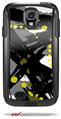 Abstract 02 Yellow - Decal Style Vinyl Skin fits Otterbox Commuter Case for Samsung Galaxy S4 (CASE SOLD SEPARATELY)