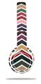 WraptorSkinz Skin Decal Wrap compatible with Beats Solo 2 WIRED Headphones Zig Zag Colors 02 Skin Only (HEADPHONES NOT INCLUDED)