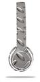WraptorSkinz Skin Decal Wrap compatible with Beats Solo 2 WIRED Headphones Diamond Plate Metal 02 Skin Only (HEADPHONES NOT INCLUDED)