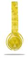 WraptorSkinz Skin Decal Wrap compatible with Beats Solo 2 WIRED Headphones Triangle Mosaic Yellow Skin Only (HEADPHONES NOT INCLUDED)