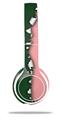 WraptorSkinz Skin Decal Wrap compatible with Beats Solo 2 WIRED Headphones Ripped Colors Green Pink Skin Only (HEADPHONES NOT INCLUDED)