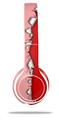 WraptorSkinz Skin Decal Wrap compatible with Beats Solo 2 WIRED Headphones Ripped Colors Pink Red Skin Only (HEADPHONES NOT INCLUDED)