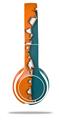 WraptorSkinz Skin Decal Wrap compatible with Beats Solo 2 WIRED Headphones Ripped Colors Orange Seafoam Green Skin Only (HEADPHONES NOT INCLUDED)