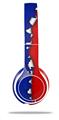 WraptorSkinz Skin Decal Wrap compatible with Beats Solo 2 WIRED Headphones Ripped Colors Blue Red Skin Only (HEADPHONES NOT INCLUDED)