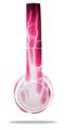 WraptorSkinz Skin Decal Wrap compatible with Beats Solo 2 WIRED Headphones Lightning Pink Skin Only (HEADPHONES NOT INCLUDED)