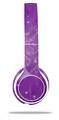 WraptorSkinz Skin Decal Wrap compatible with Beats Solo 2 WIRED Headphones Stardust Purple Skin Only (HEADPHONES NOT INCLUDED)