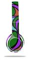 WraptorSkinz Skin Decal Wrap compatible with Beats Solo 2 WIRED Headphones Crazy Dots 03 Skin Only (HEADPHONES NOT INCLUDED)