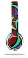 WraptorSkinz Skin Decal Wrap compatible with Beats Solo 2 WIRED Headphones Crazy Dots 04 Skin Only (HEADPHONES NOT INCLUDED)