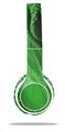 WraptorSkinz Skin Decal Wrap compatible with Beats Solo 2 WIRED Headphones Mystic Vortex Green Skin Only (HEADPHONES NOT INCLUDED)
