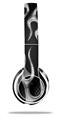 WraptorSkinz Skin Decal Wrap compatible with Beats Solo 2 WIRED Headphones Metal Flames Chrome Skin Only (HEADPHONES NOT INCLUDED)