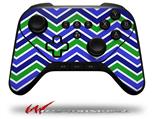 Zig Zag Blue Green - Decal Style Skin fits original Amazon Fire TV Gaming Controller (CONTROLLER NOT INCLUDED)