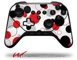 Lots of Dots Red on White - Decal Style Skin fits original Amazon Fire TV Gaming Controller (CONTROLLER NOT INCLUDED)