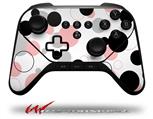 Lots of Dots Pink on White - Decal Style Skin fits original Amazon Fire TV Gaming Controller (CONTROLLER NOT INCLUDED)