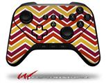 Zig Zag Yellow Burgundy Orange - Decal Style Skin fits original Amazon Fire TV Gaming Controller (CONTROLLER NOT INCLUDED)