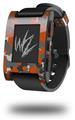 WraptorCamo Old School Camouflage Camo Orange Burnt - Decal Style Skin fits original Pebble Smart Watch (WATCH SOLD SEPARATELY)