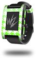 Houndstooth Neon Lime Green - Decal Style Skin fits original Pebble Smart Watch (WATCH SOLD SEPARATELY)