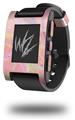 Neon Swoosh on Pink - Decal Style Skin fits original Pebble Smart Watch (WATCH SOLD SEPARATELY)