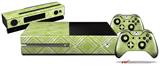 Wavey Sage Green - Holiday Bundle Decal Style Skin fits XBOX One Console Original, Kinect and 2 Controllers (XBOX SYSTEM NOT INCLUDED)