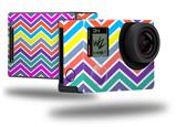 Zig Zag Colors 04 - Decal Style Skin fits GoPro Hero 4 Black Camera (GOPRO SOLD SEPARATELY)